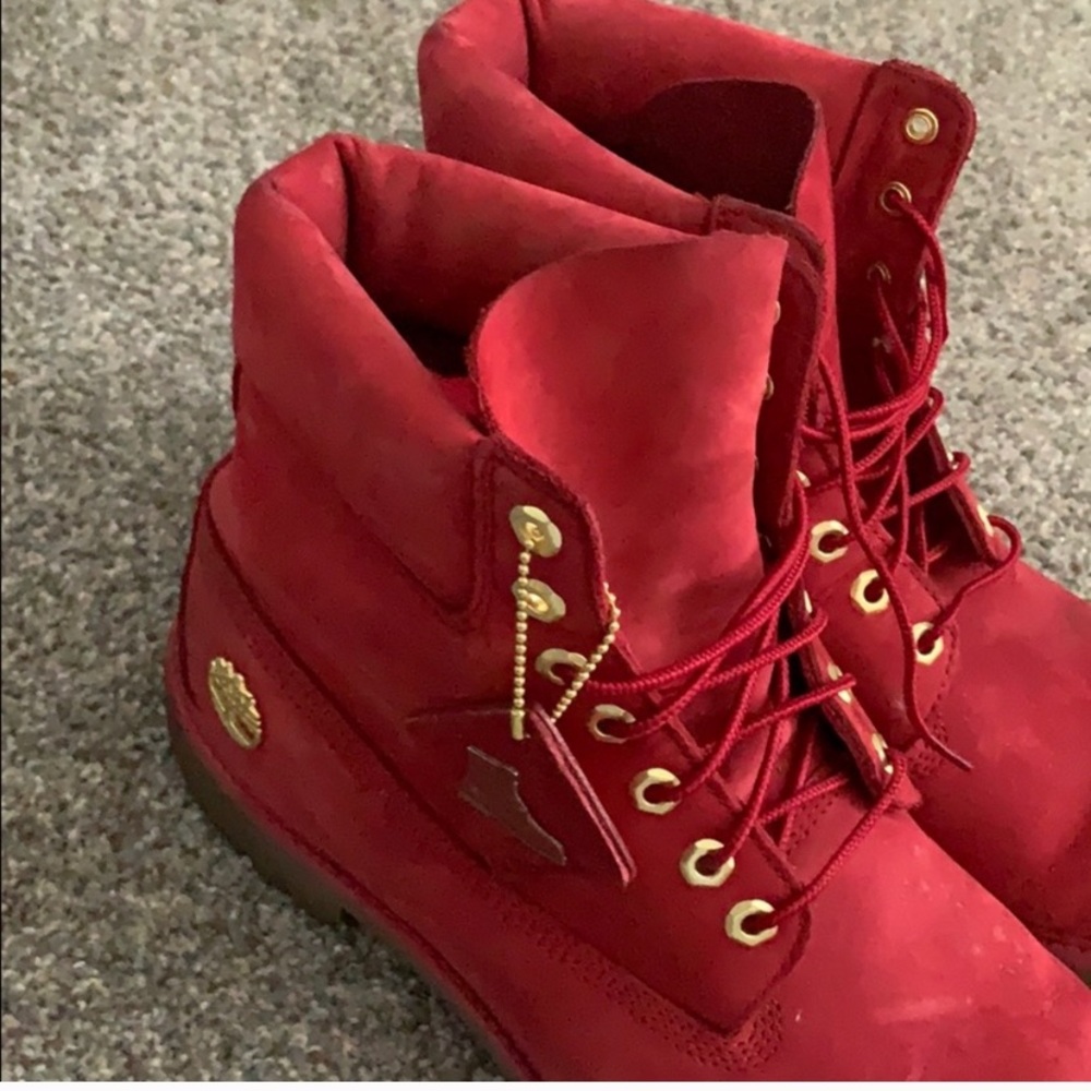 Men’s Red Timberland Boots